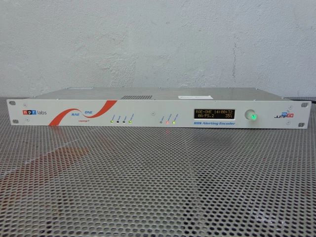 WorldCast Systems RAE-ONE SILVER ALERTING ENCODER RDS NPR LABS JUMP2GO CODEUR