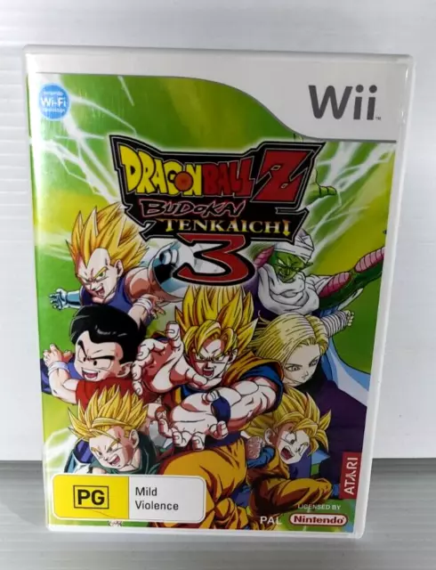 Manual Only) Dragon Ball Z Budokai Tenkaichi 3 Nintendo Wii Authentic