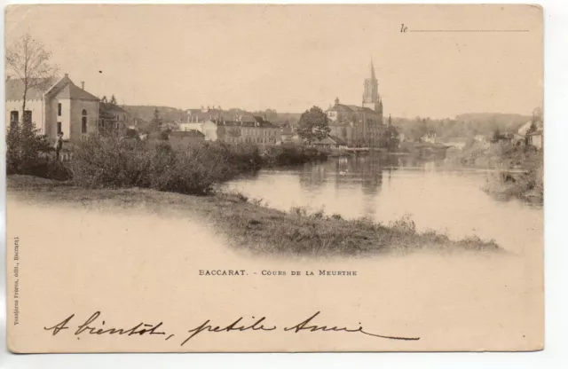 BACCARAT - Meurthe and Moselle - CPA 54 - the edges of the Meurthe