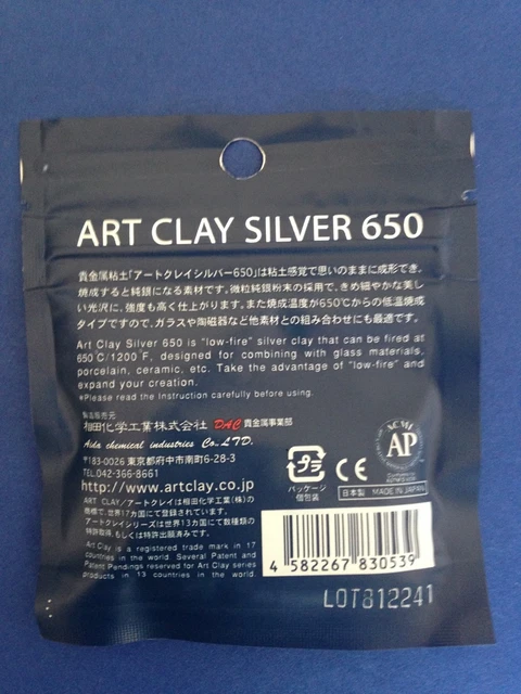 Art Clay Silver 650 Slow Dry 10 grams, plus extra grams included for free 3