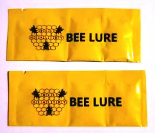 NEW 2 packets of BEE LURE. honey bee lure packets "GET BEES for FREE USING THIS"