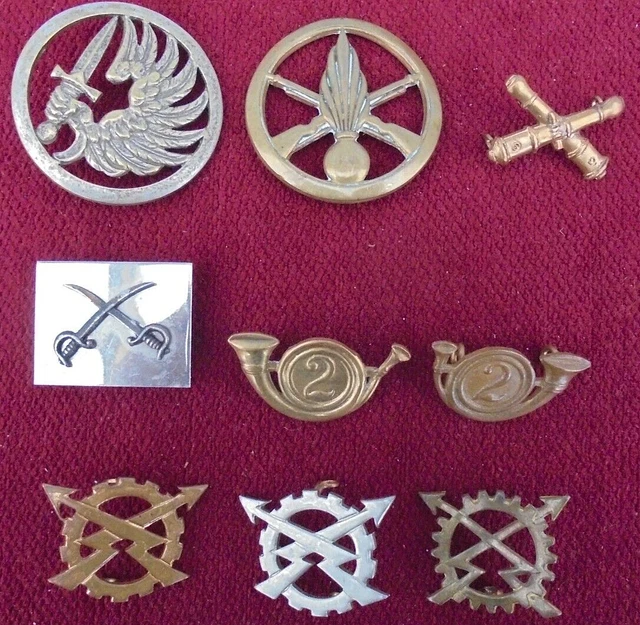 OLD FRENCH FOREIGN Legion Paratrooper Beret Badge & Insignia Badges Job