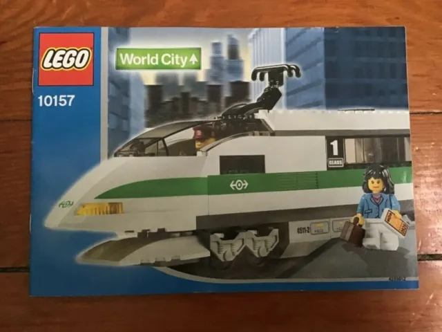 LEGO 10157 World City (High Speed Train Locomotive) Instruction Booklet Only