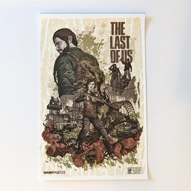 The Last Of Us Promo Poster PAX 2012 PlayStation PS4 PS5 HBO