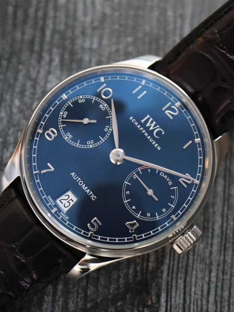 IWC 38551: Portugieser, Automatic, Watch Ref. IW500710, 2020 Full Set, 2023 W...