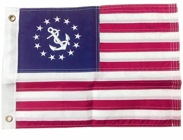 Vintage Dura Lite 12x18 Yacht Boat Flag