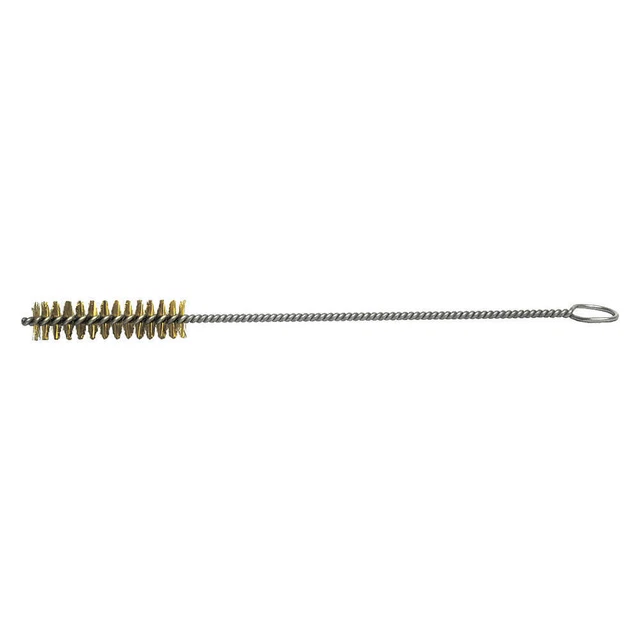 WEILER 93857 Hand Tube Brush,Brass,3/16,0.003 In,PK10