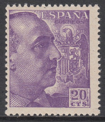 Cid Spagna Sciolti 1949 Edifil 1048 Cid E Franco MNH 