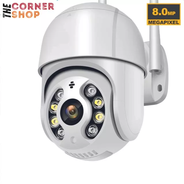 8MP Wifi Caméra Extérieur Ptz IP Vitesse Dôme CCTV Sécurité Caméras Vêlage