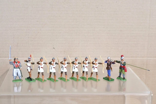 Soldat Peint Henry V Bataille D'Azincourt 75mm 1/24 - Medieval Forge Miniatures Niveau Artistique