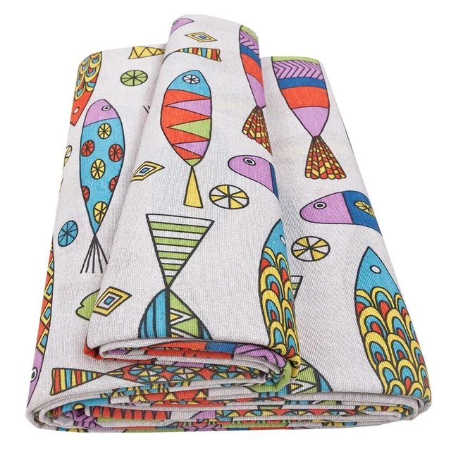 Telo Arredo In Cotone Fantasia Maculato - Singolo - Maculato