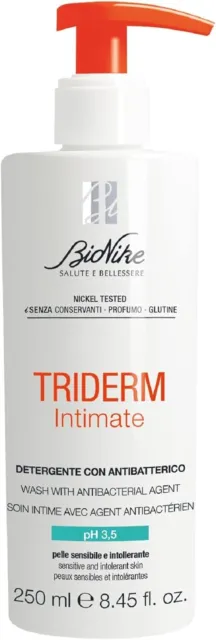 Bionike Triderm Intimate - Detergente Intimo Antibatterico PH 3,5 per Pelli