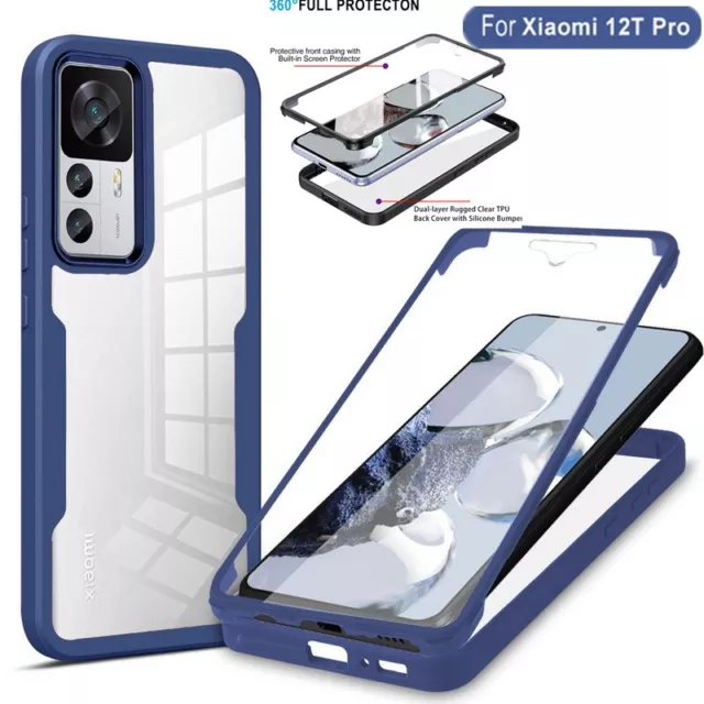 Full Cover Handy Hülle für Xiaomi 13T 12T 11T Pro Redmi Note 12 11 Schutz Case 2