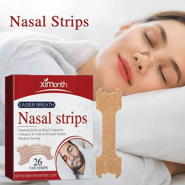 Breathe Right Tan Nasal Strips Extra-Strength Drug-Free NICE Strips S4B3 3