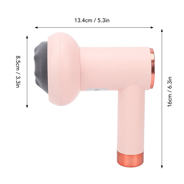 (Pink) Body Sculpting Machine Wireless 6 Levels Cellulite Massager