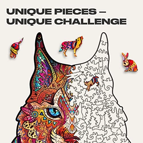 UNIDRAGON Wooden Puzzle Jigsaw, Best Gift for Adults and Children, Unique  [NEW] 3