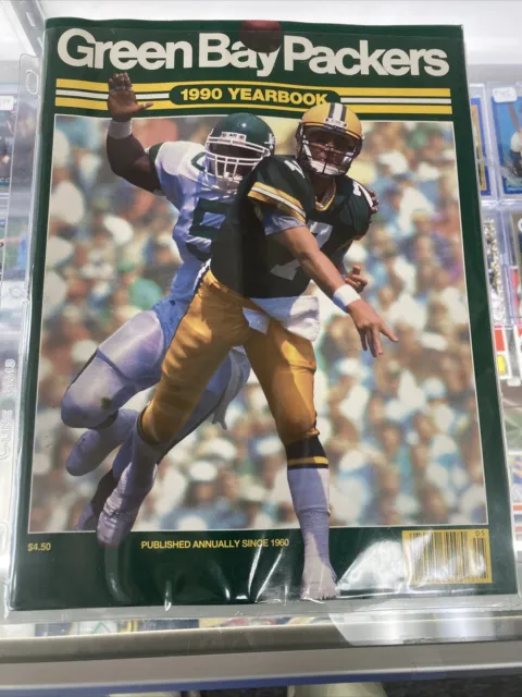 1990 Green Bay Packers Yearbook, Quarterback Don Majkowski On The Cover