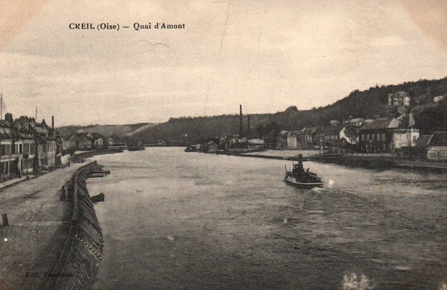 CPA 60 - CREIL (Oise) - Quai d'Amont