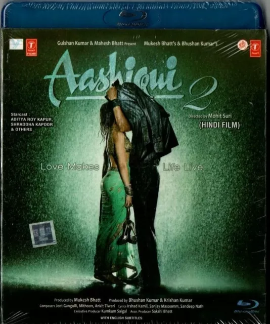 AASHIQUI 2 T SERIES BOLLYWOOD BLU RAY Aditya Roy Kapur Shraddha Kapoor. 39.99 PicClick UK