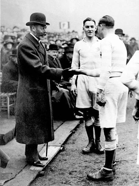 Photo Ancienne De Whitfield, Capitaine De Hockey De Cambridge, En Match (1925)