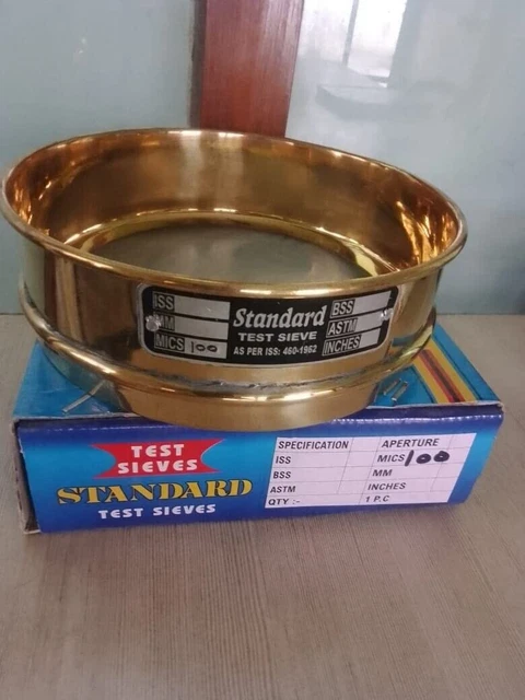 Setaccio In Acciaio Inox 100 Mesh - Per Laboratorio, Setacciatura Precisione, Diametro 20 Cm - Foto 5