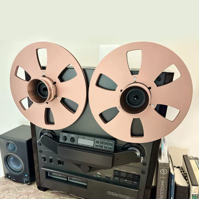 7 INCH 6 Hole Empty Tape Reel Player Rack for Studer ReVox /TEAC/BASF  (Gold) $37.72 - PicClick AU