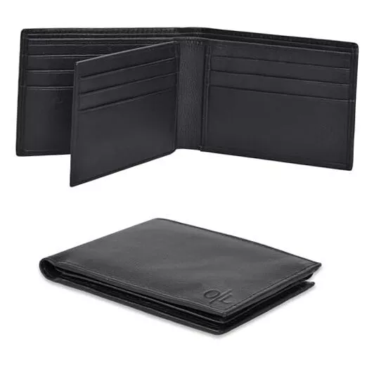 LEATHER WALLET FOR Men - RFID Bifold Wallets with 9 Credit Cards No Box ...
