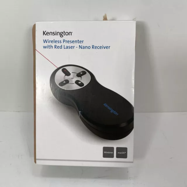 Kensington Wireless Presenter with Red Laser Pointer (K33272WW)