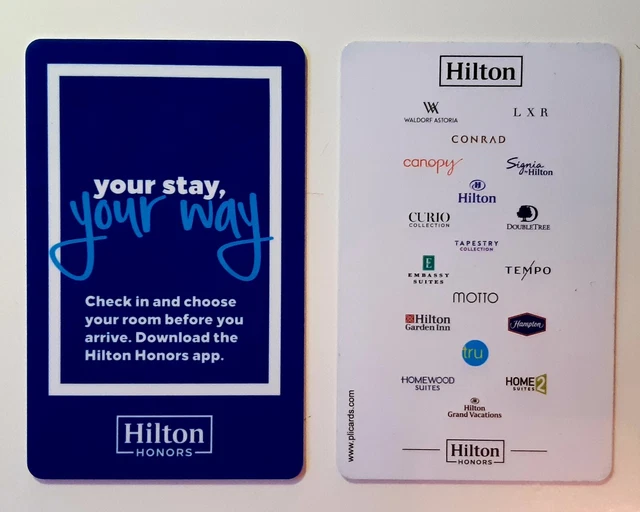 HOTEL KEY CARD / room key___HILTON Typ 3 from Qatar £1.17 PicClick UK