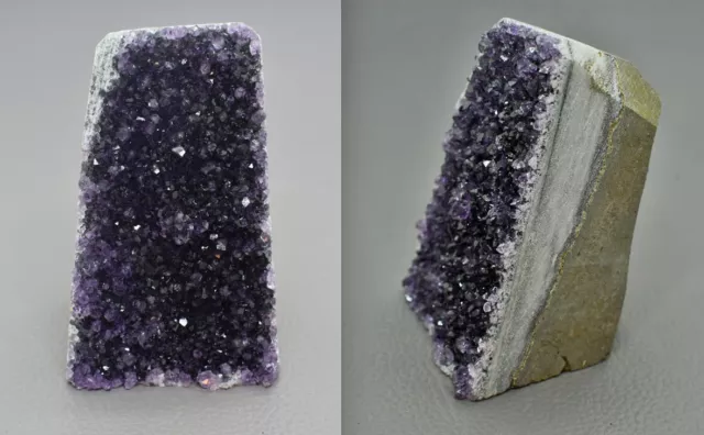 AMETHYST STUFE aus URUGUAY mit Standfläche Druse Geode Kristalle  371 Gramm #14