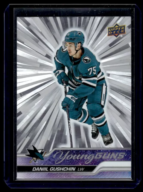 2023-24 UD Series 1 Young Guns Outburst Daniil Gushkin RC (EP)