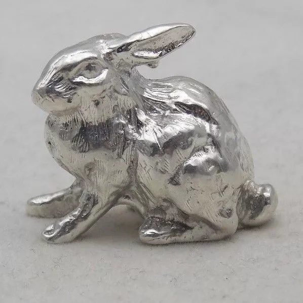 Hallmarked Sterling Silver Rabbit