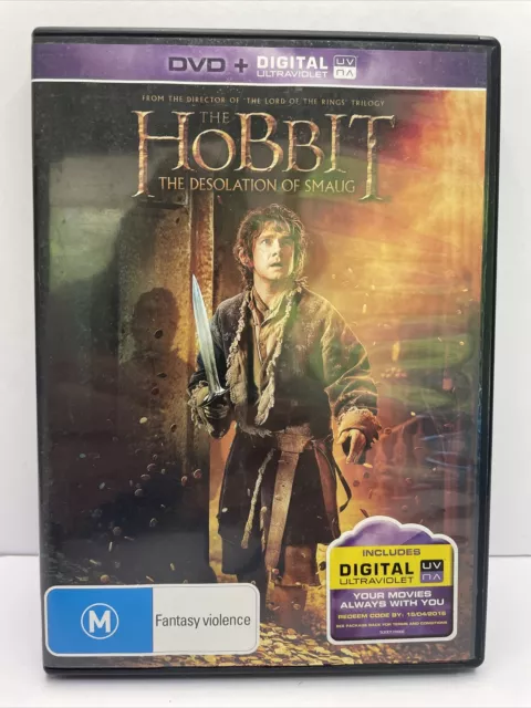 Hobbit - The Desolation Of Smaug - DVD Region 4 (PAL) - VGC