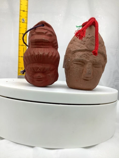 Campana di argilla giapponese in ceramica Dorei antiquariato asiatico...
