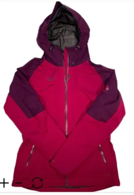 Mammut Wenaha Gore-Tex Plum Purple Rain Jacket Womens Size Small Waterproof