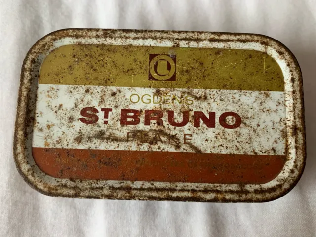 Vintage Collectible St Bruno Ogden’s Flake Tobacco Tin