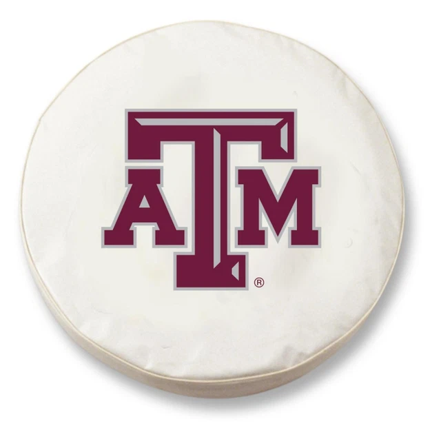 Holland Bar Stool Tire Cover With White Vinyl Finish TCCTexA-MWT