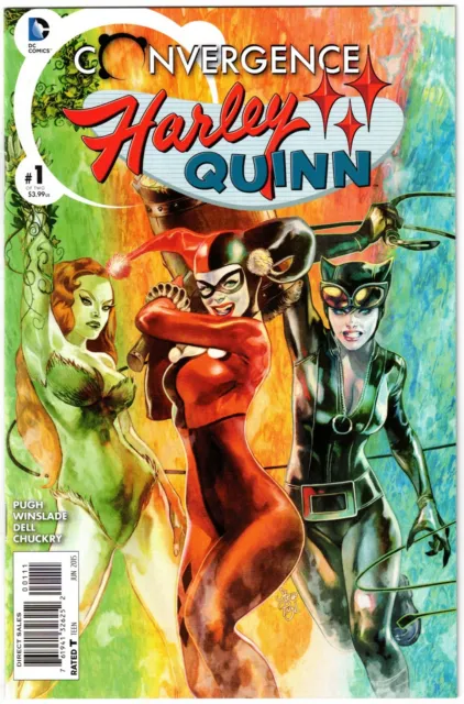 Convergence Harley Quinn #1 (2015)-Gotham City Sirens Homage-Steve Pugh-Dc Vf/Nm