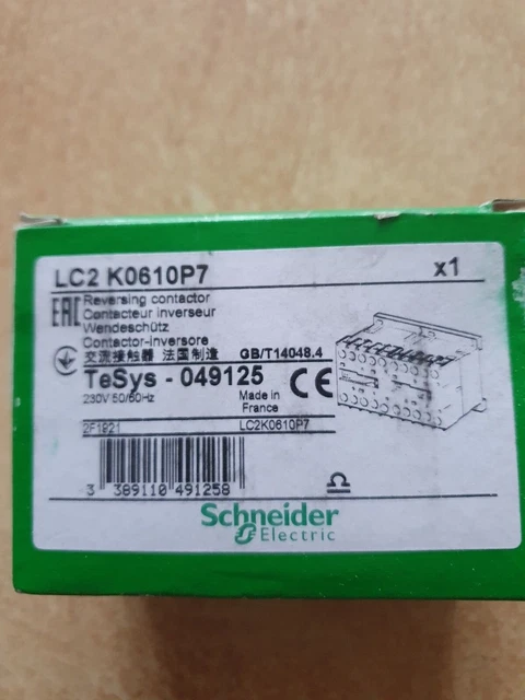 Contacteur inverseur Schneider LC2K0610P7