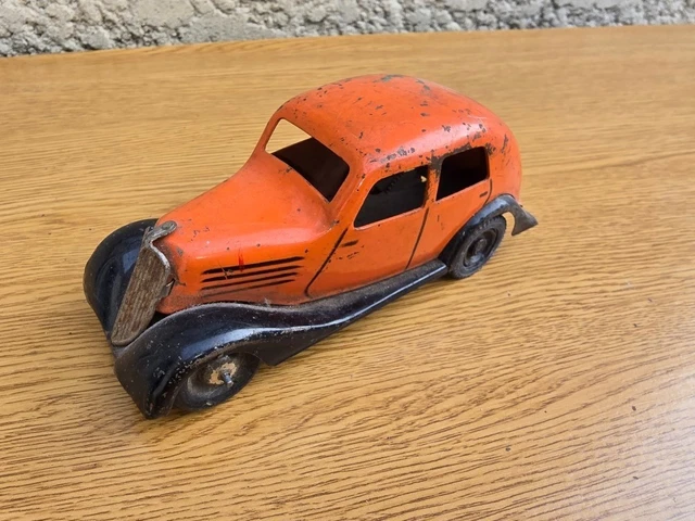 JOUET ANCIEN VOITURE DE COURSE MECANIQUE EN