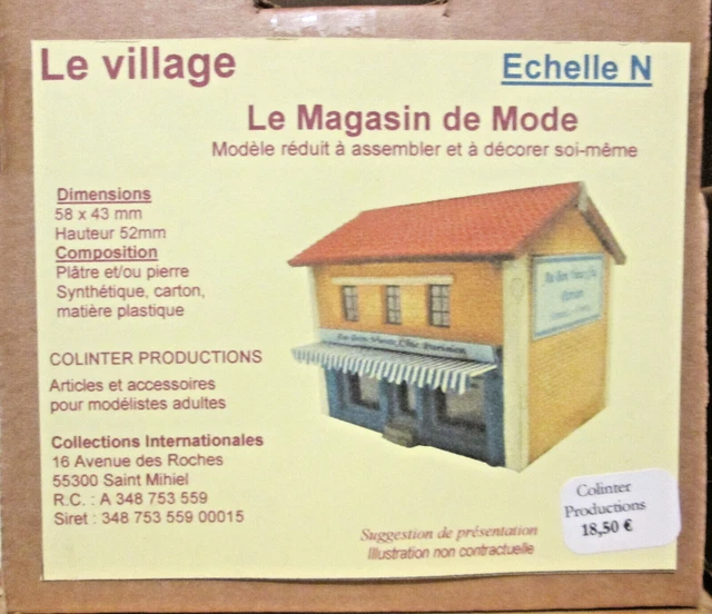 Maquette Halle à Marchandises Type Bois - Echelle O, Kit Non Assemblé, Colinter