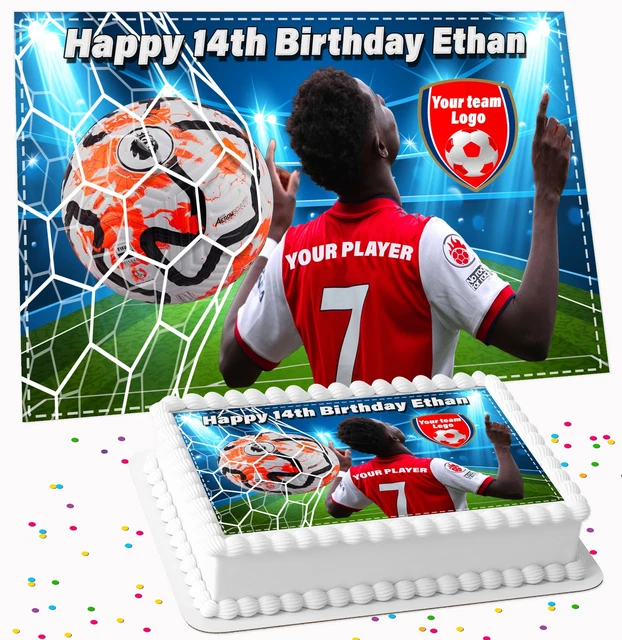 Torta Finta Compleanno 16 Decorazioni Torta Compleanno Calcio - Cake Topper Per Ragazzi, Tema Sportivo Cake Topper Compleanno