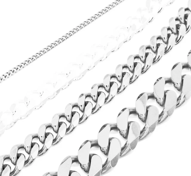Chaîne / Collier Plaqué Argent - Modèle Unisexe (Homme/Femme) - Neuf Dans Son Emballage - France