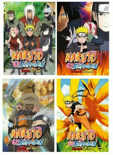 NARUTO SHIPPUDEN ( BOX 4 ) - ANIME TV SERIES DVD ( 401-500 EPS