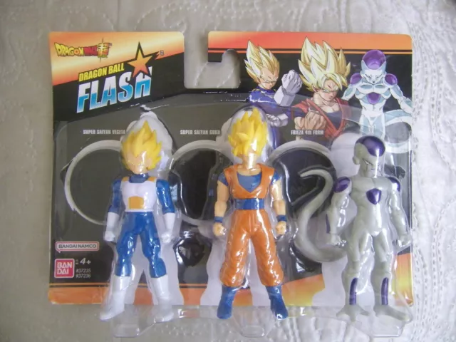 Lot De 3 Figurines Dragon Ball Flash/Neuves/Bandai