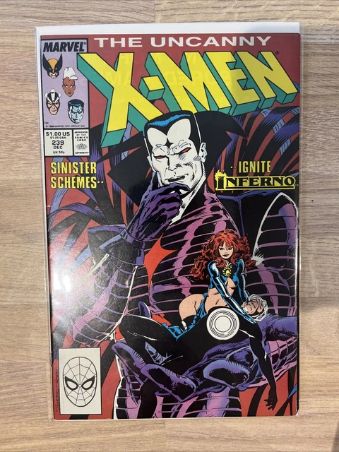 Marvel Comics The Uncanny X-Men #239 1988 Mr Sinister