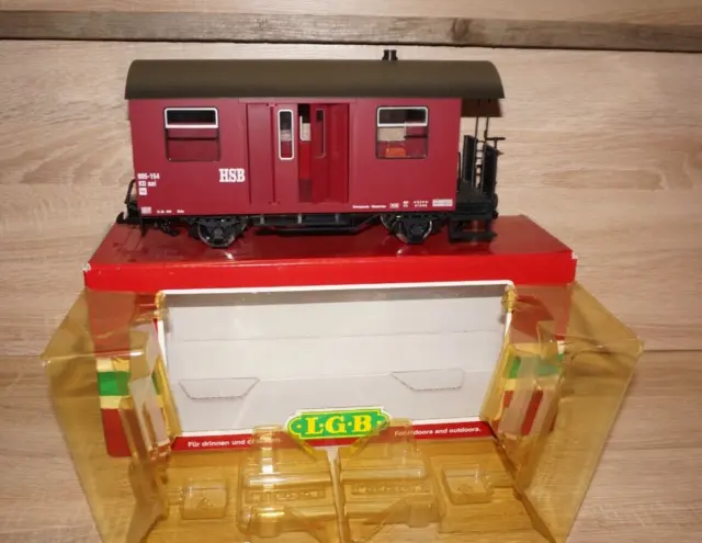LGB LEHMANN SPUR G Güterwagen mit Klappdeckel grün EUR 61,01 - PicClick DE