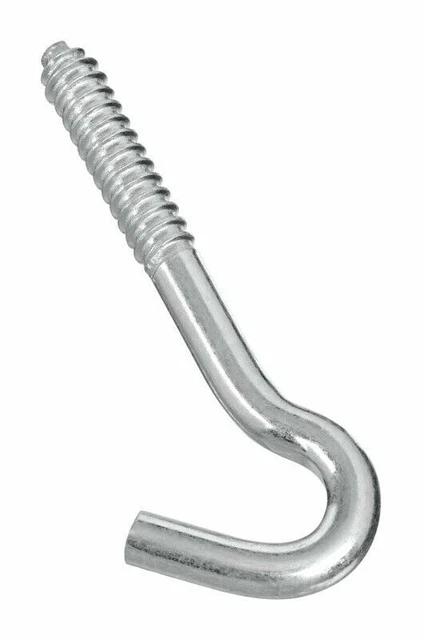 Stanley Hardware N220-830 Zinc Plated Steel Heavy Duty Screw Hook 4-1/2 L in.