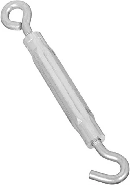 National Hardware N221-846 Zinc-Plated Hook & Eye Turnbuckle 3/16 x 5.5 in.