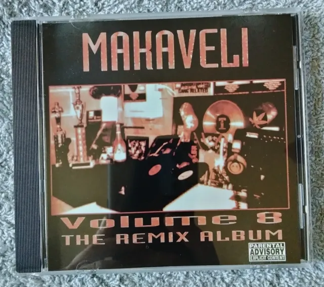 2PAC Tupac MAKAVELI Volume 8 THE REMIX ALBUM 14-Track CD G-Funk GANGSTA RAP